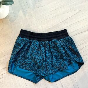 Lululemon Rare Tracker Short IV 4” Ice Breaker Capri Black Size 6